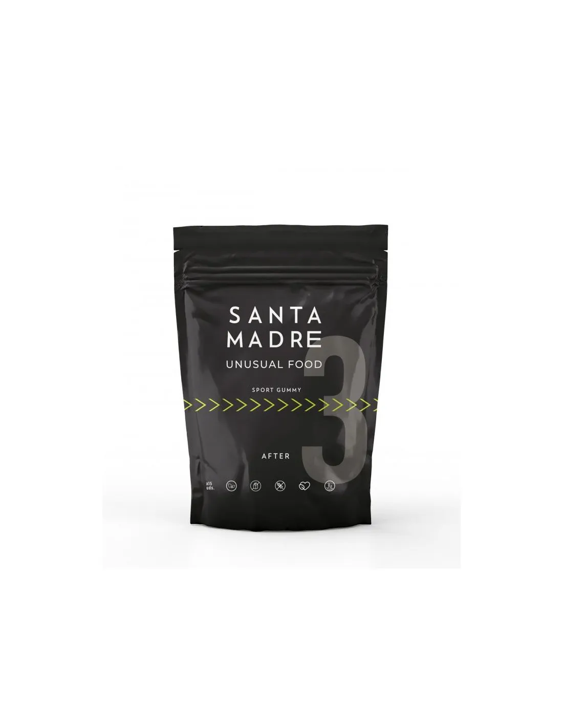 15 Gominolas Energéticas Santa Madre Sport Gummy 3 Banana