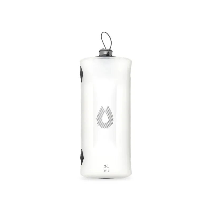 Almacenamiento flexible de agua Hydrapak SEEKER+ 6L KIT FILTRO DE GRAVEDAD (Gris)