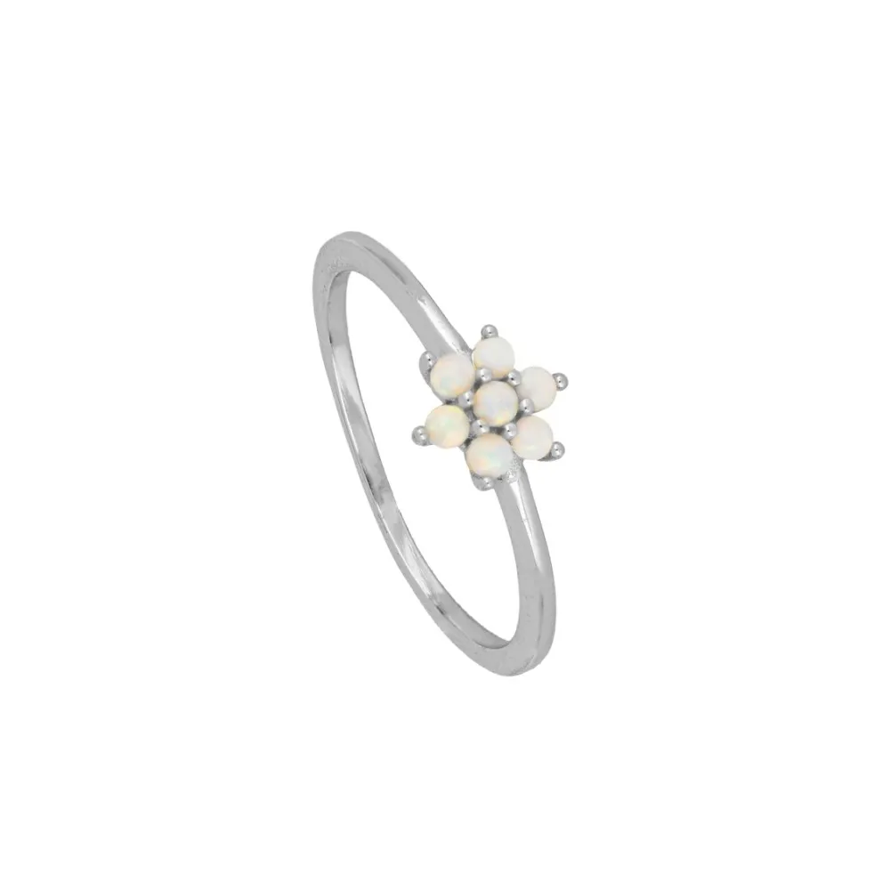Anillo Flor Ópalo