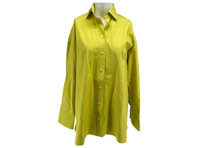 Autre Marque Camiseta sin firma/sin firma.Algodón S Internacional Amarillo 