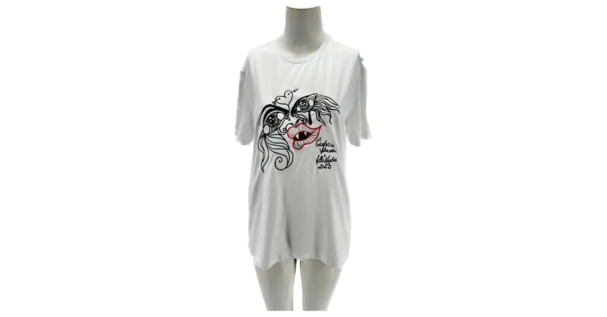 Autre Marque NO FIRMA / Camiseta sin firma.Algodón S Internacional Blanco 