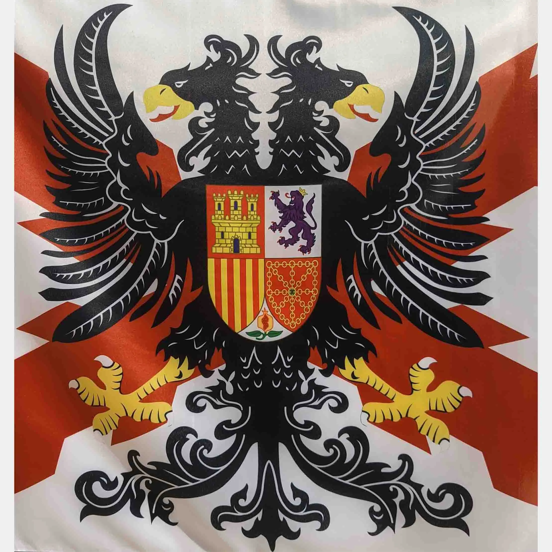 Bandera de los Tercios espaoles con el águila