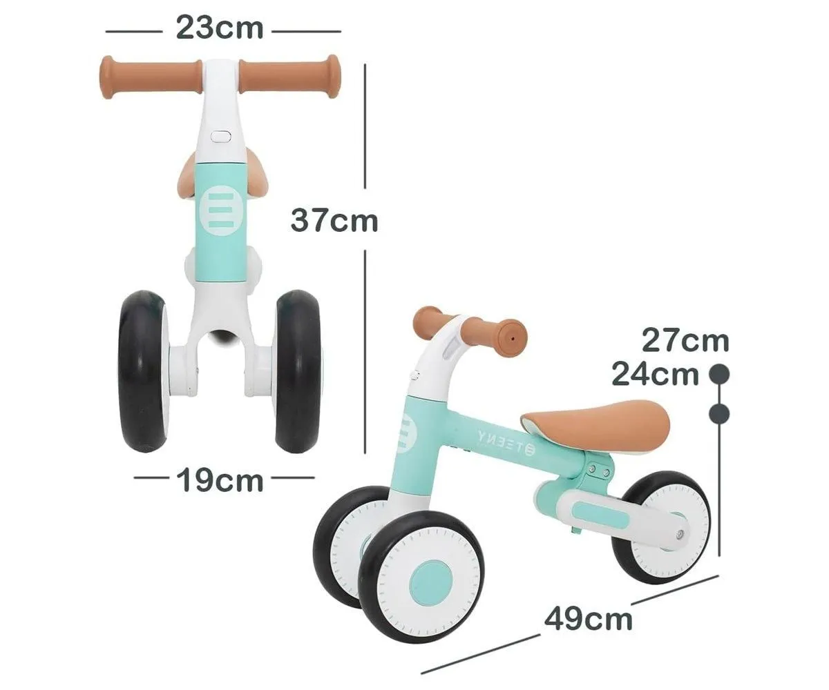 Bicicleta sin pedales teeny menta olmitos