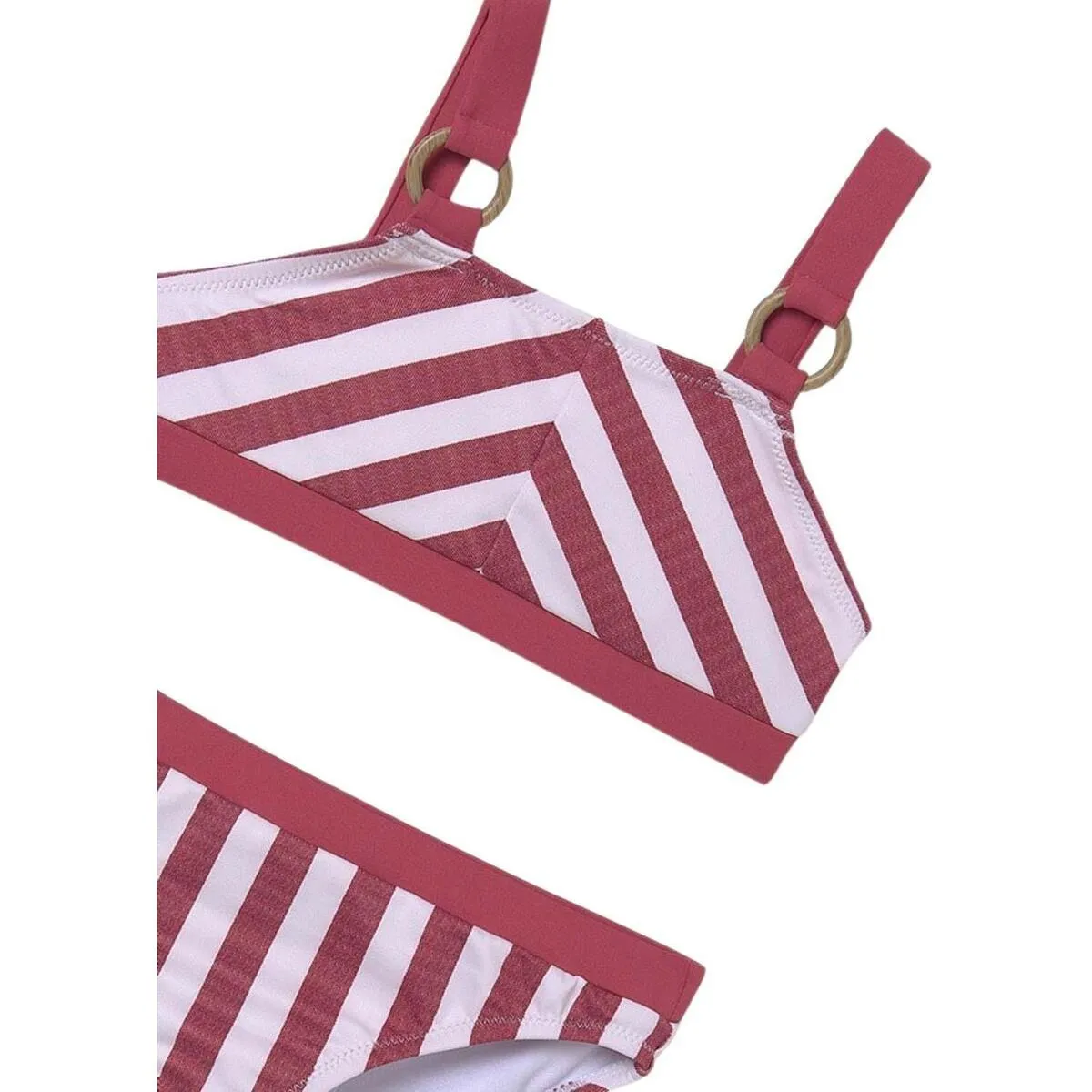 Bikini rayas Maquillaje