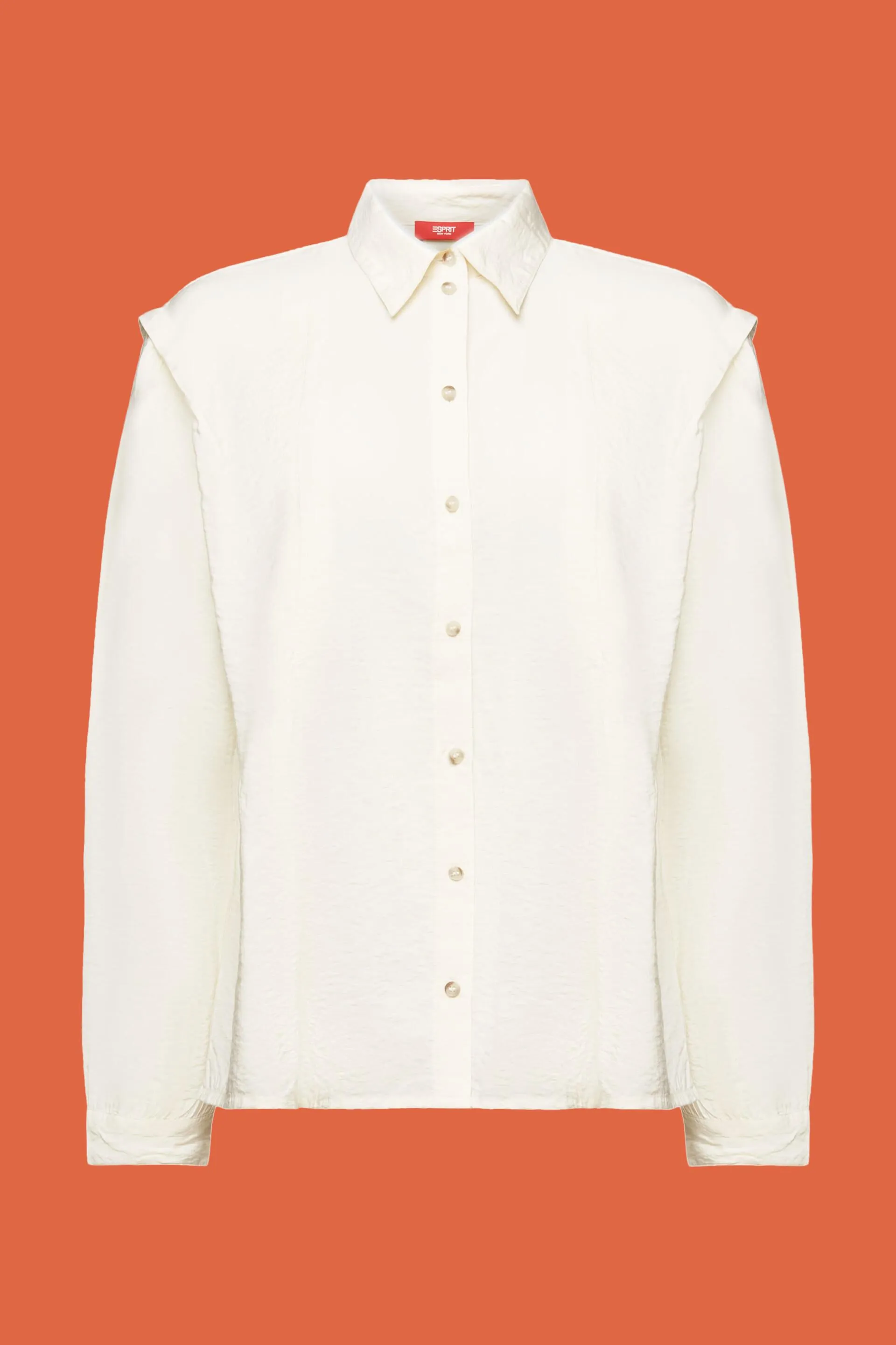 Blusa con efecto arrugado