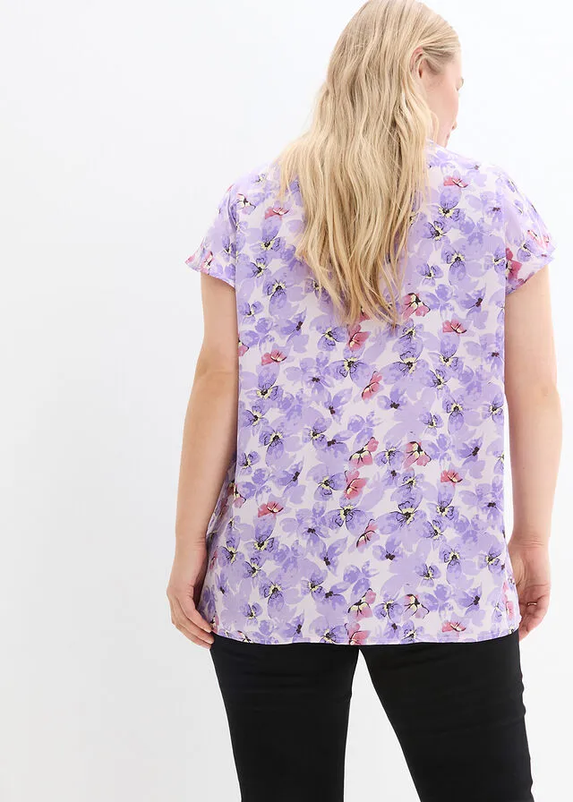 Blusa premamá con flores