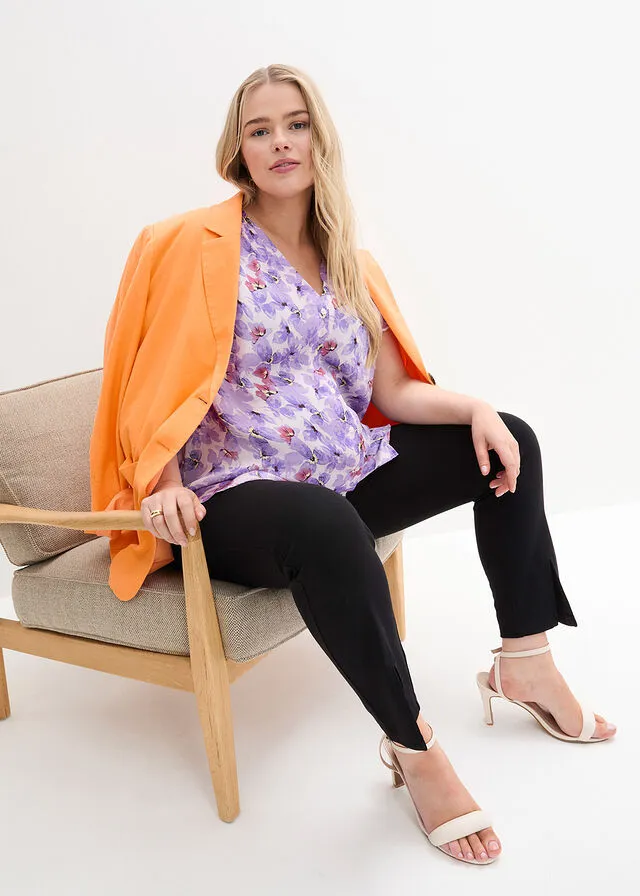 Blusa premamá con flores