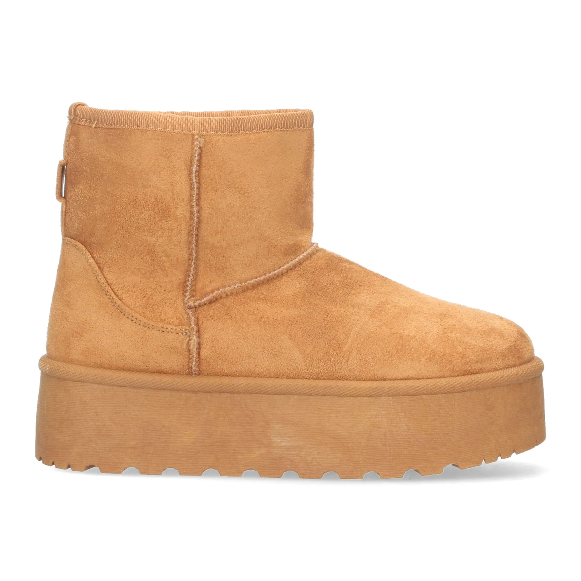 Botas australianas con plataforma para mujer color camel EV270