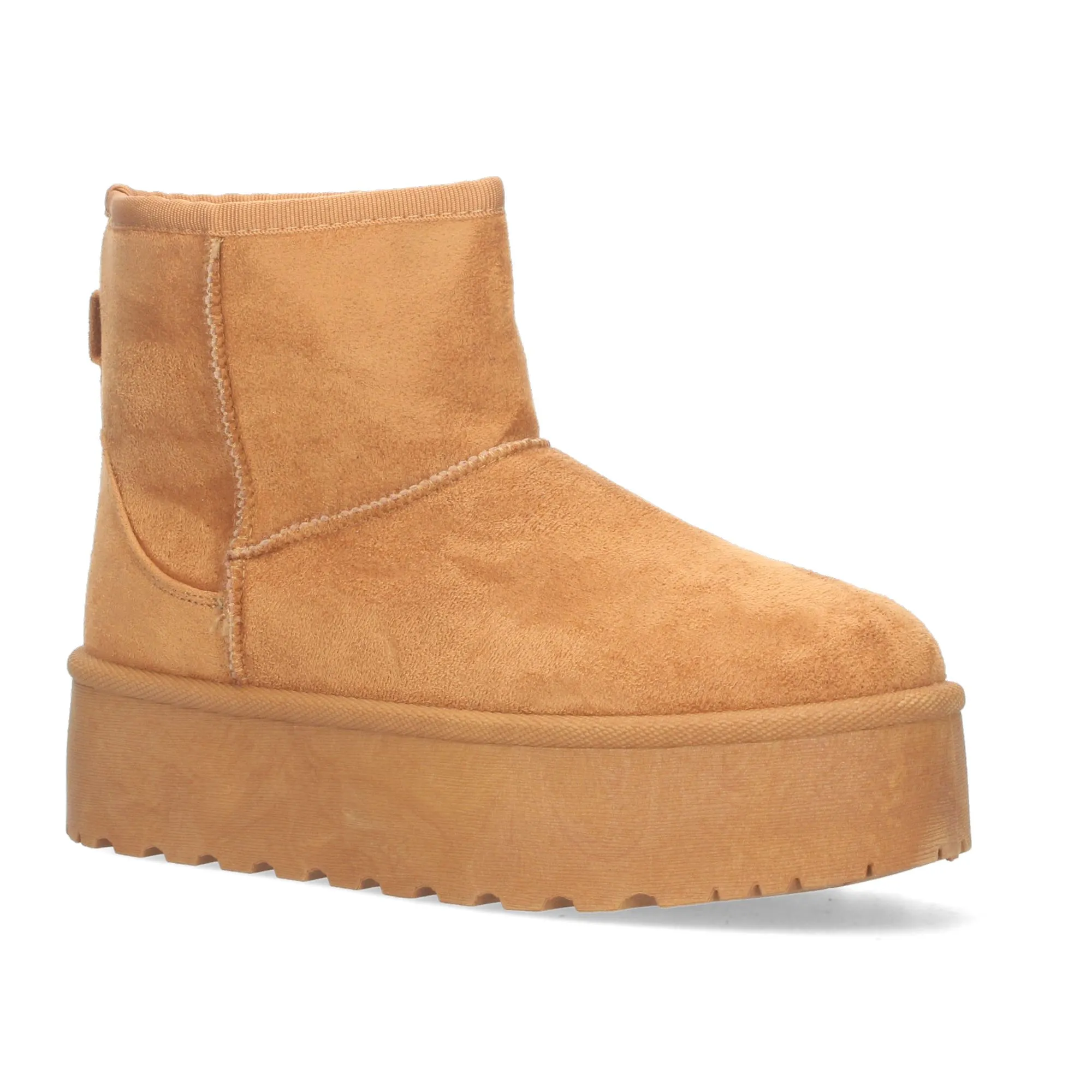 Botas australianas con plataforma para mujer color camel EV270