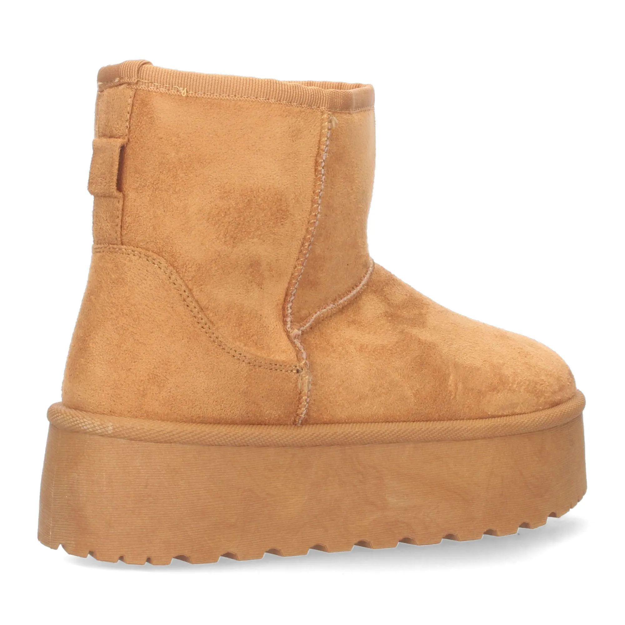 Botas australianas con plataforma para mujer color camel EV270