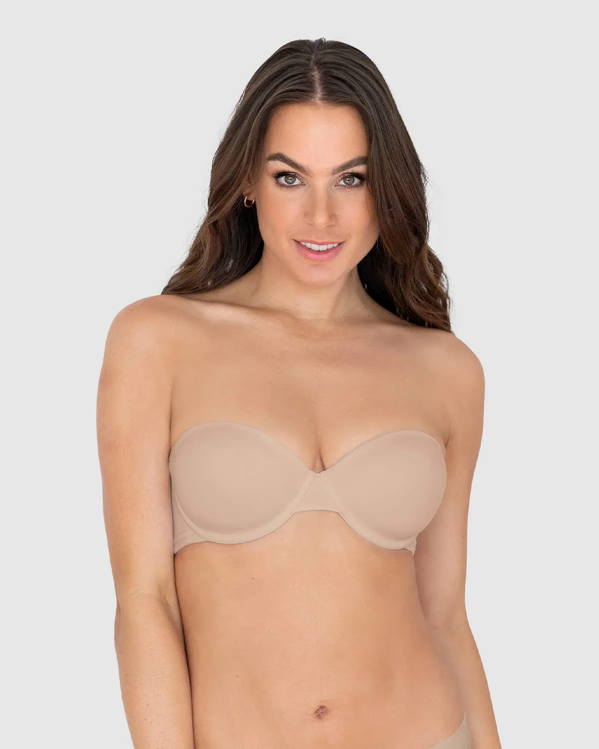 Brasier strapless sin realce