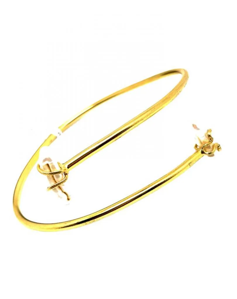 BRAZALETES DORADOS CON PERLAS PARA EL ANTEBRAZO