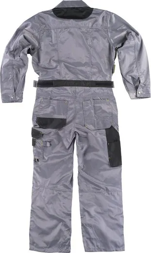 Buzo con 2 cremalleras tejido Beaver Nylon Gris / Negro