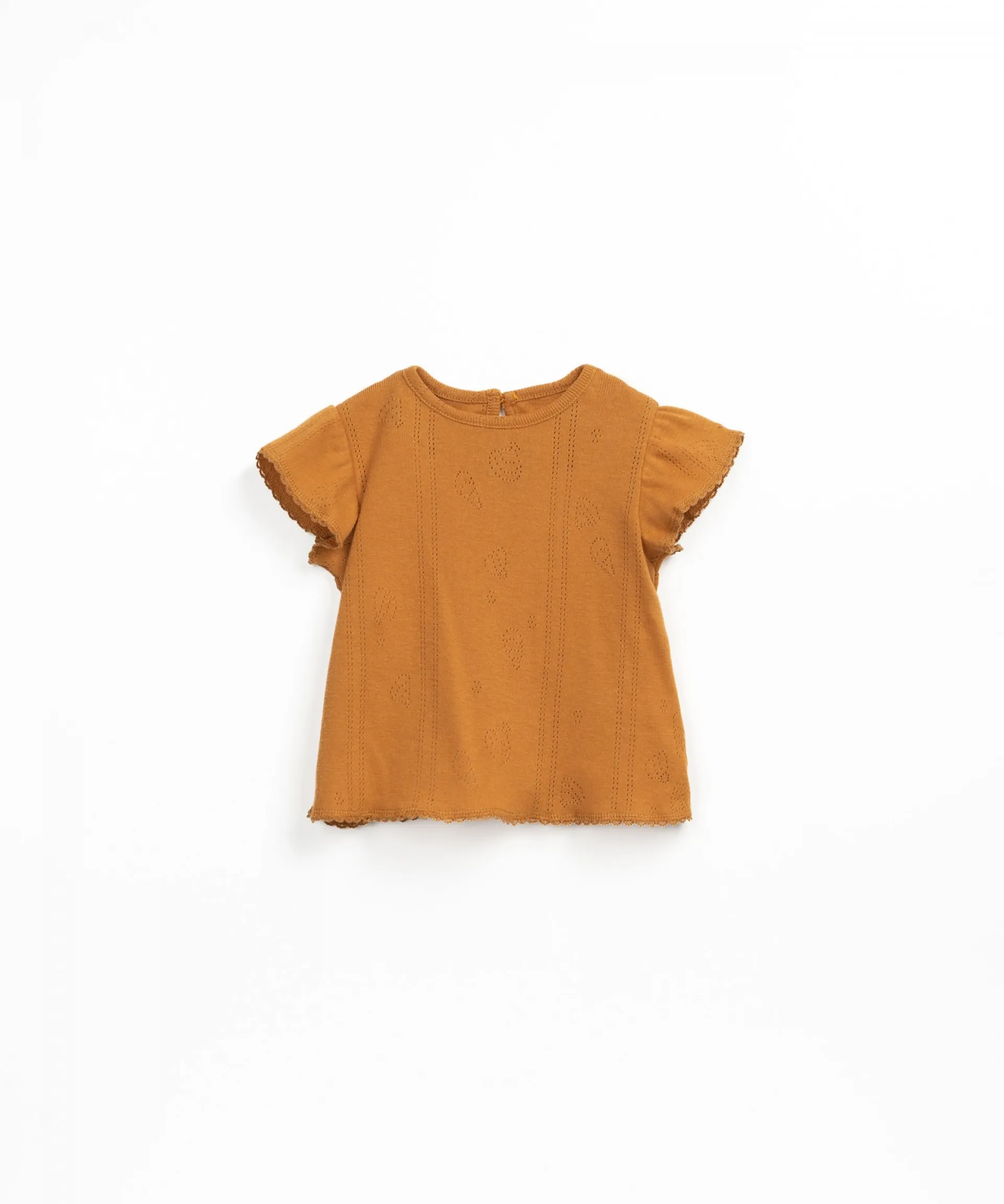 Camiseta con abertura en la espalda | Textile Art