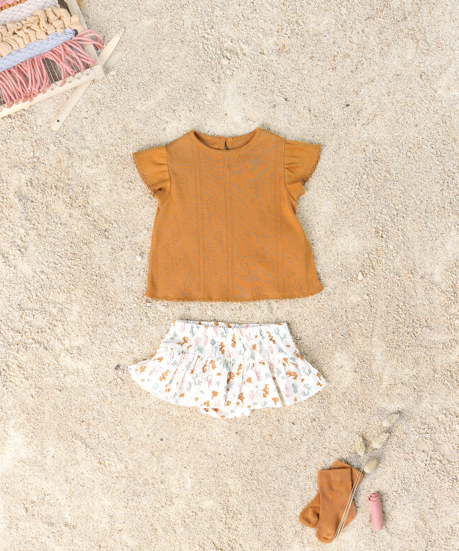 Camiseta con abertura en la espalda | Textile Art
