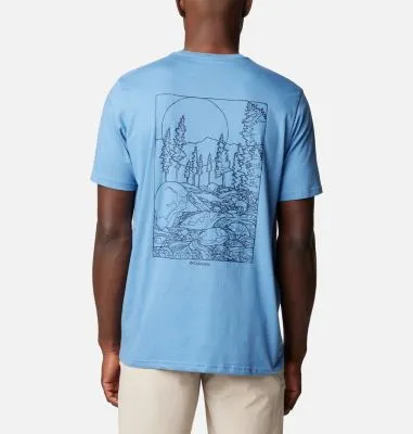 Camiseta con estampado en la espalda Rockaway River™ para hombre