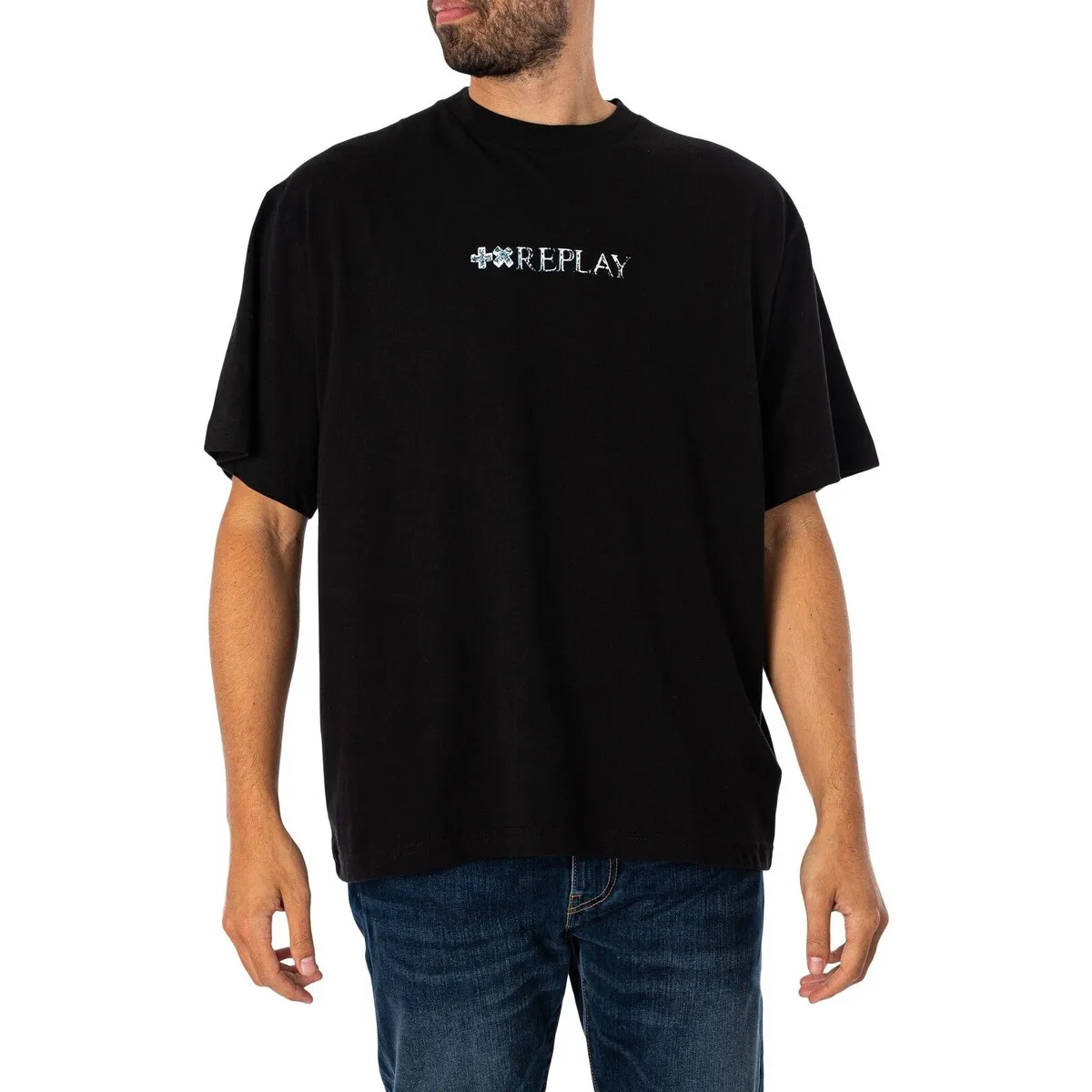 Camiseta Con Logo En La Espalda