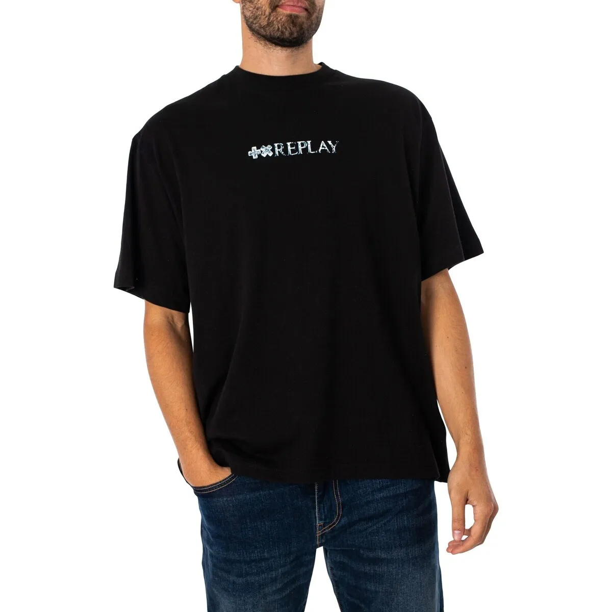 Camiseta Con Logo En La Espalda
