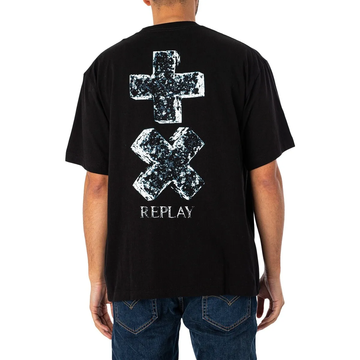 Camiseta Con Logo En La Espalda