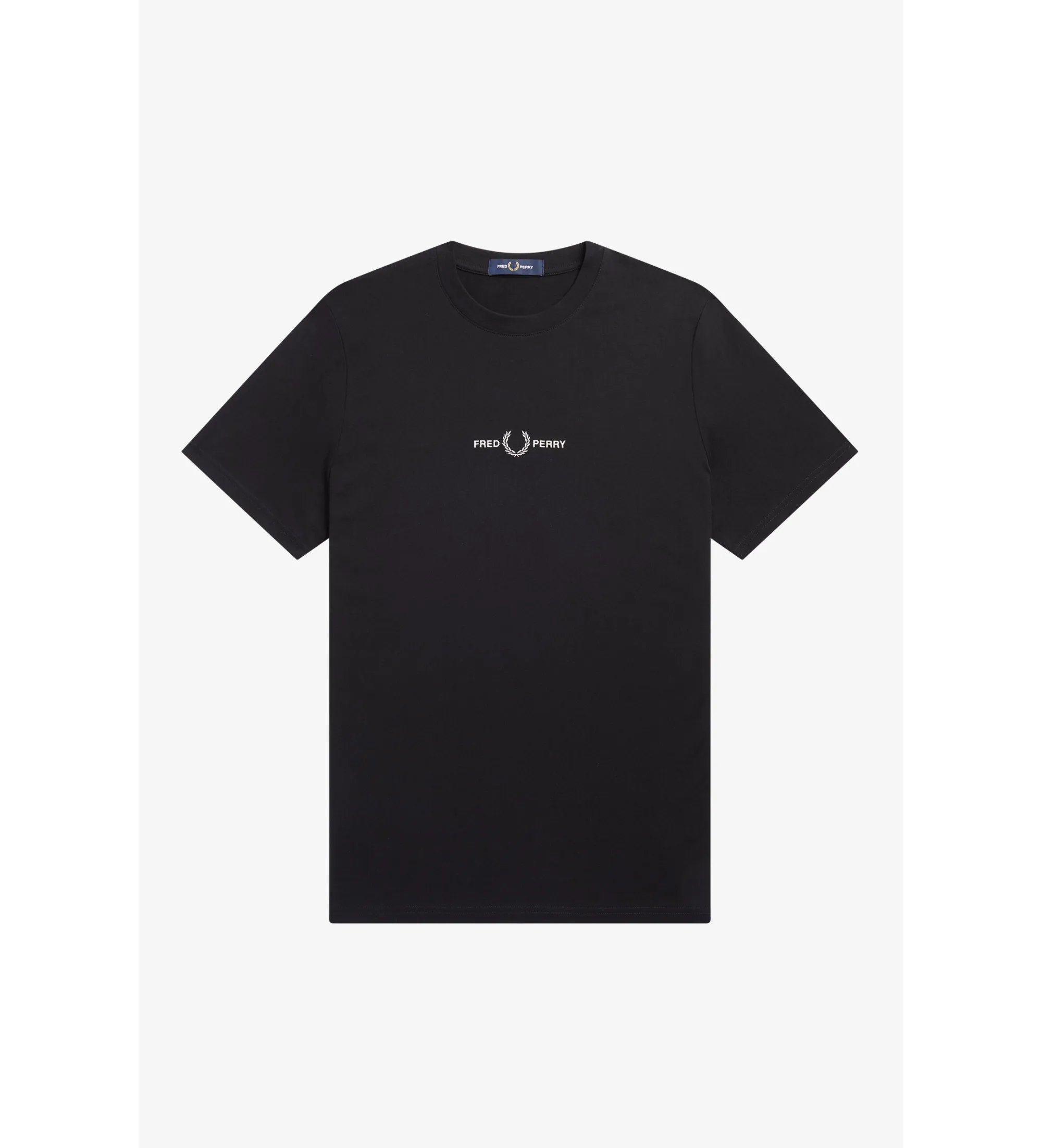 Camiseta con logo negro
