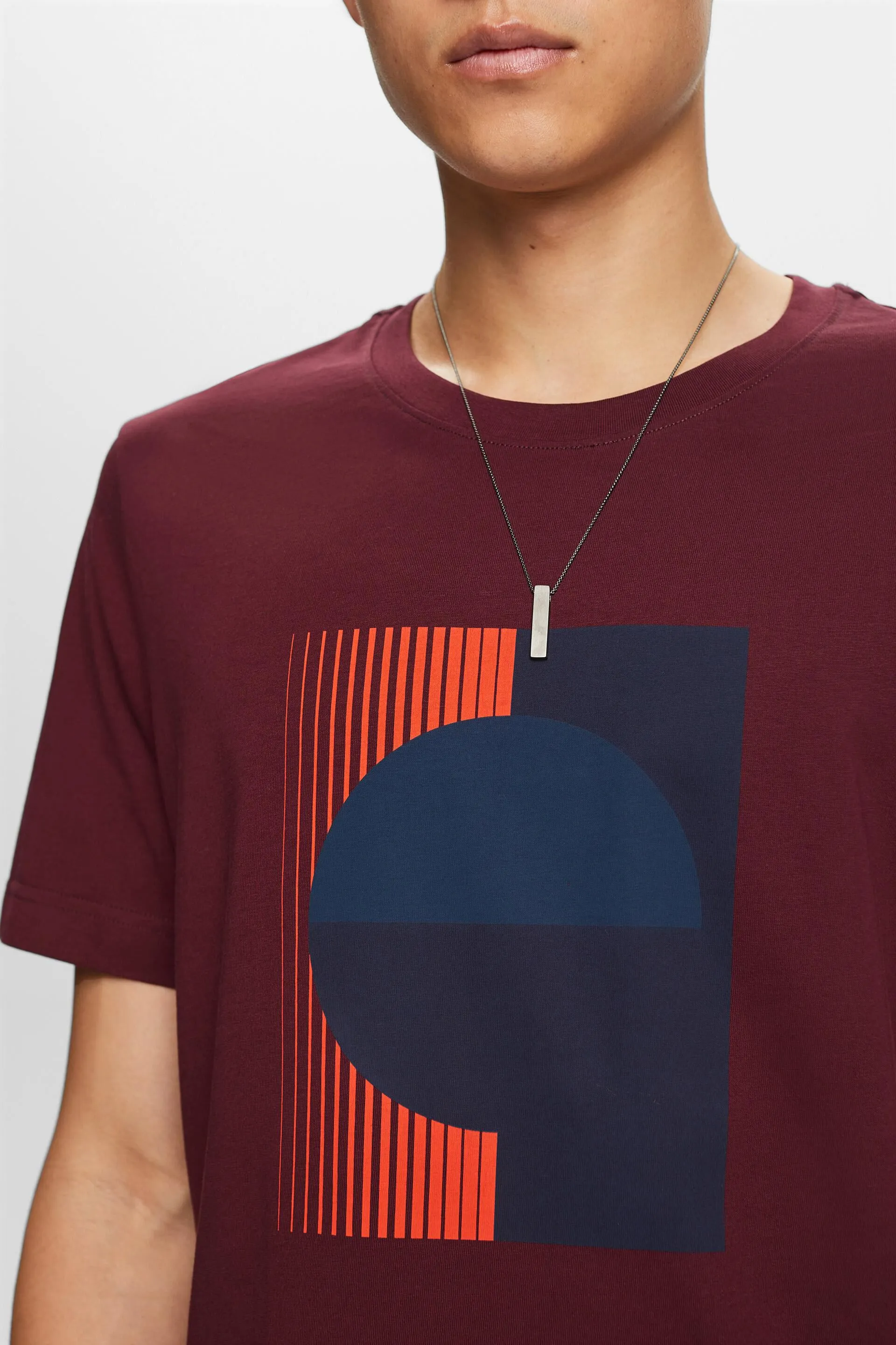 Camiseta de tejido jersey con estampado, 100% algodón