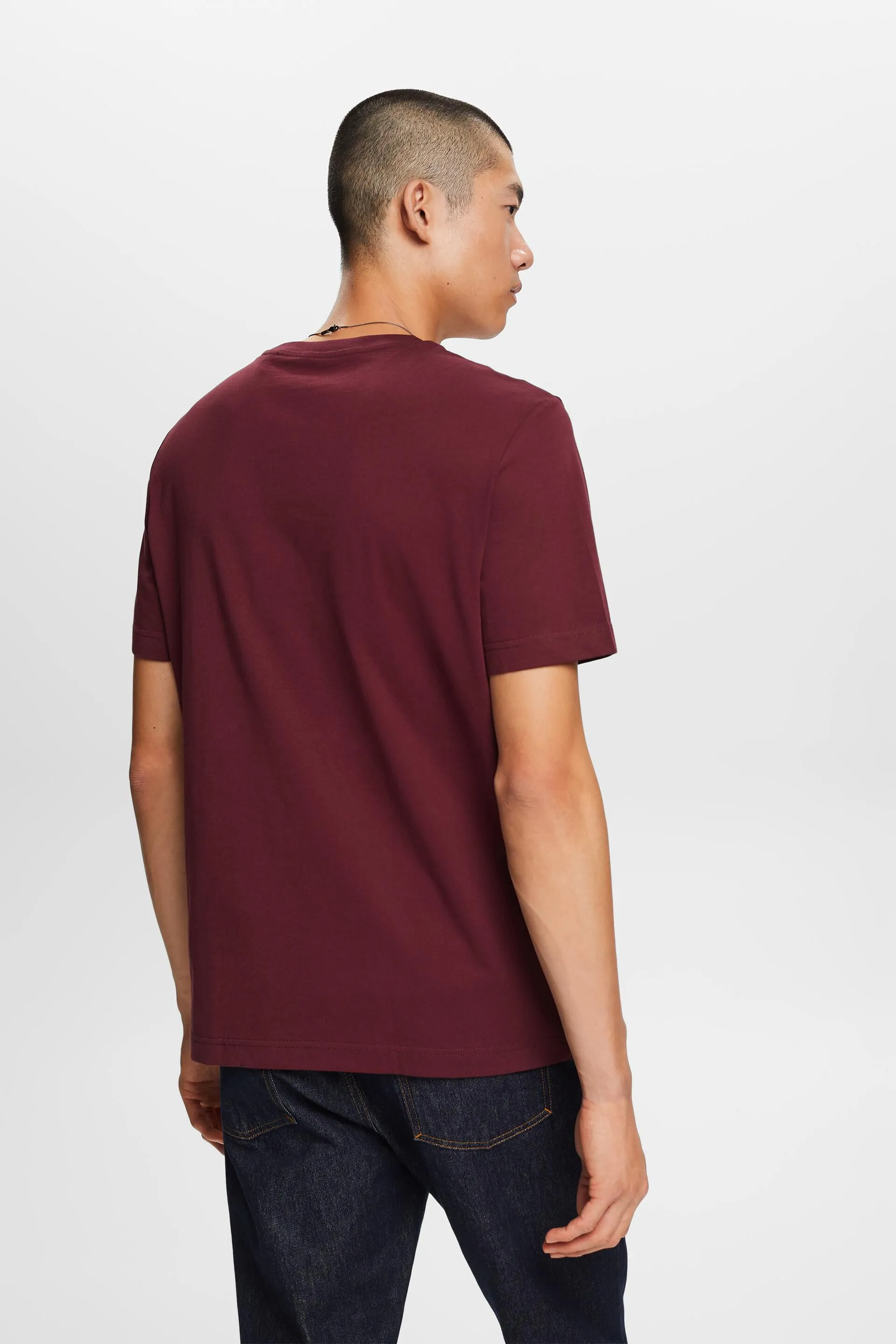 Camiseta de tejido jersey con estampado, 100% algodón