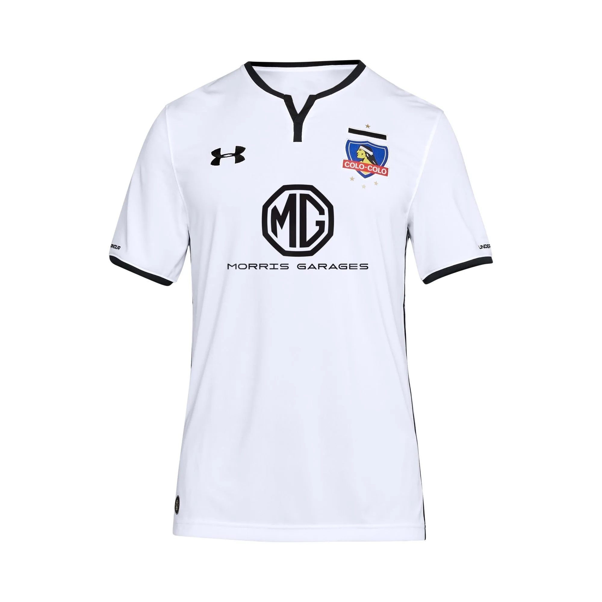 Camiseta Local Hombre Under Armour Colo Colo Blanca 2018