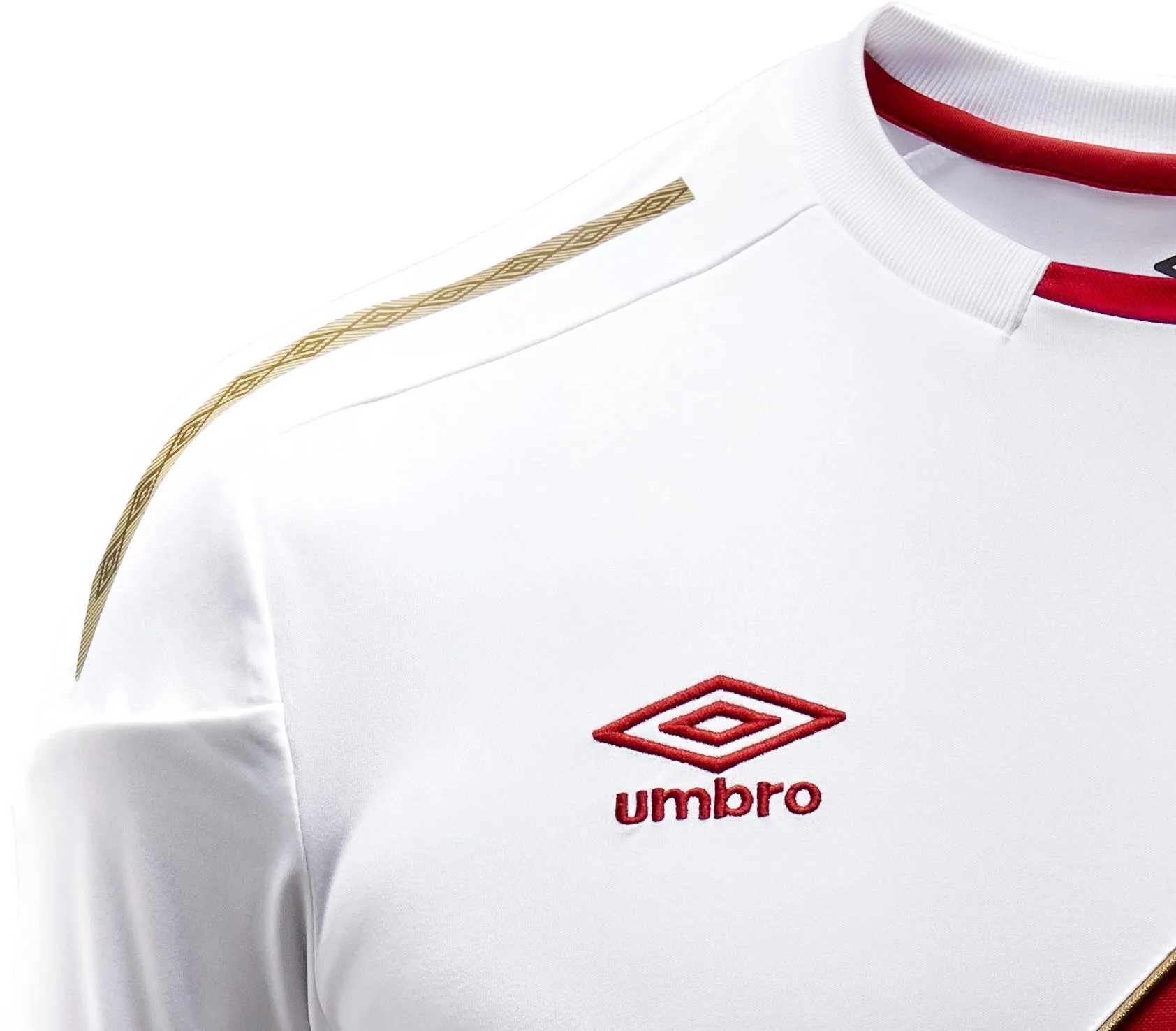 Camiseta Local Perú Hombre Umbro 2018 Blanca