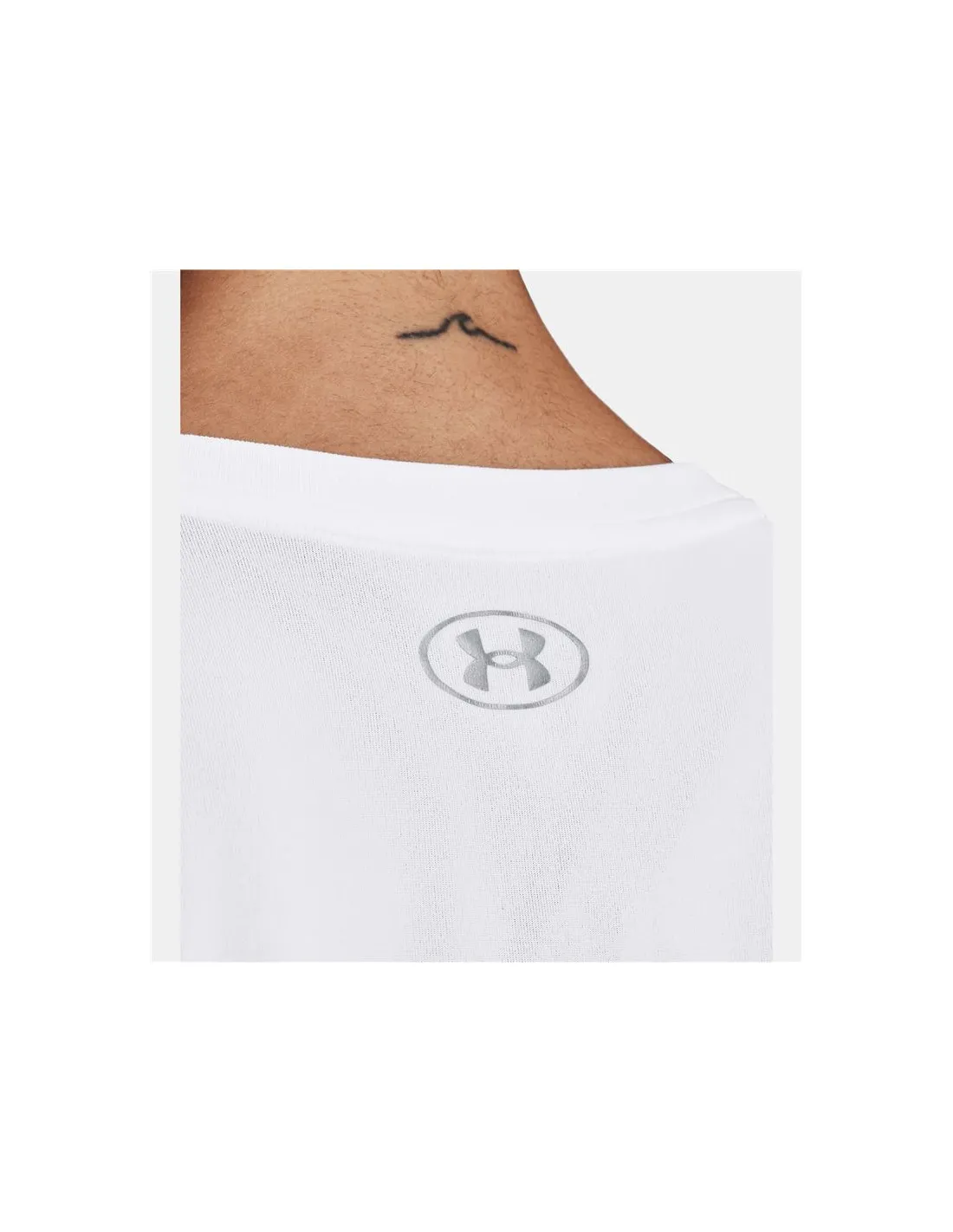 Camiseta manga corta Under Armour Tech Solid Logo Mujer Wh
