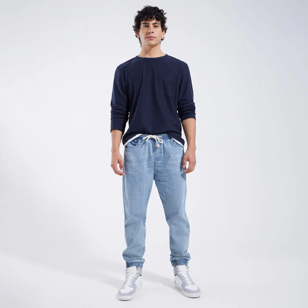 Camiseta Manga Larga Con Bolsillo