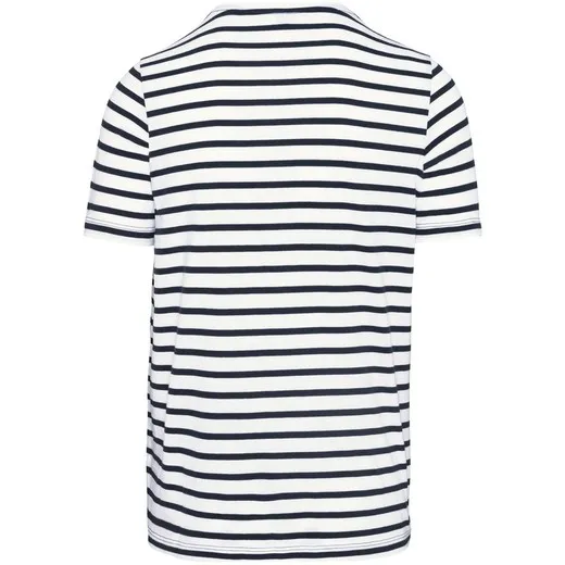 Camiseta Marinero a rayas con bolsillo manga corta