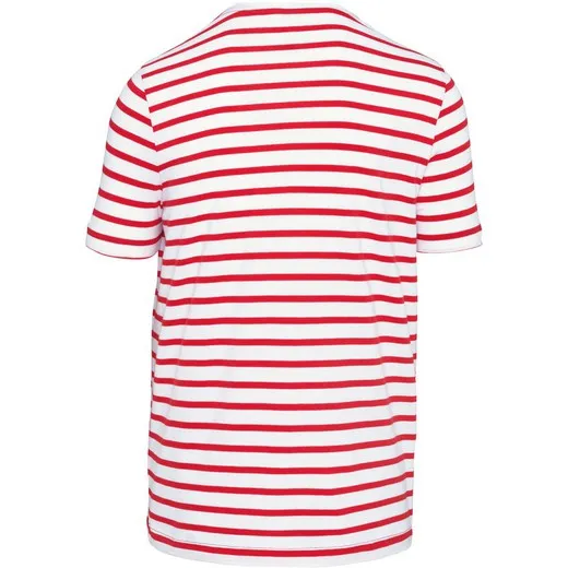 Camiseta Marinero a rayas con bolsillo manga corta