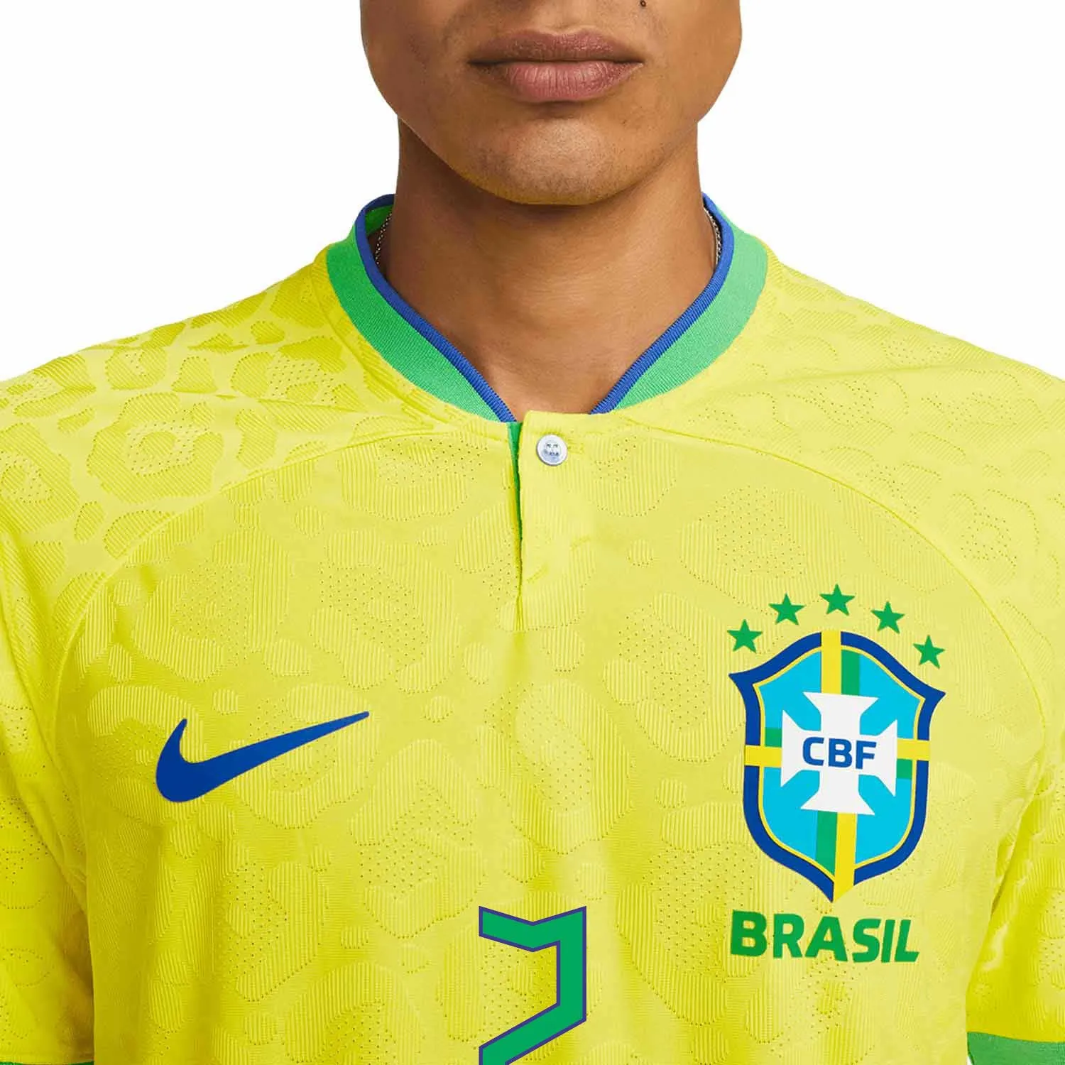 CAMISETA NIKE BRASIL VINI JR 2022 2023 DRIFIT ADV MATCH