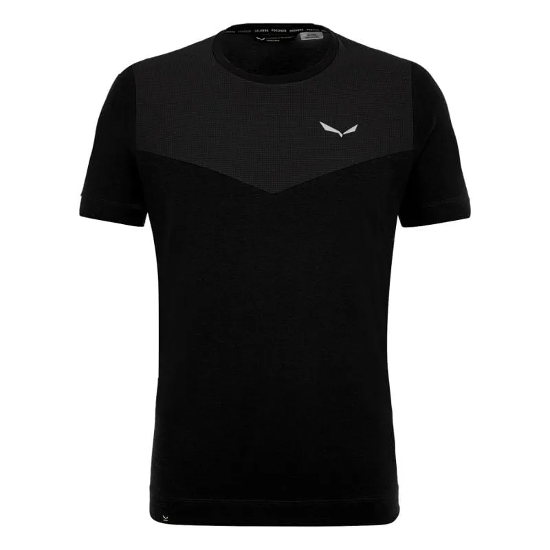 Camiseta Salewa Lavaredo Hemp (black out) hombre