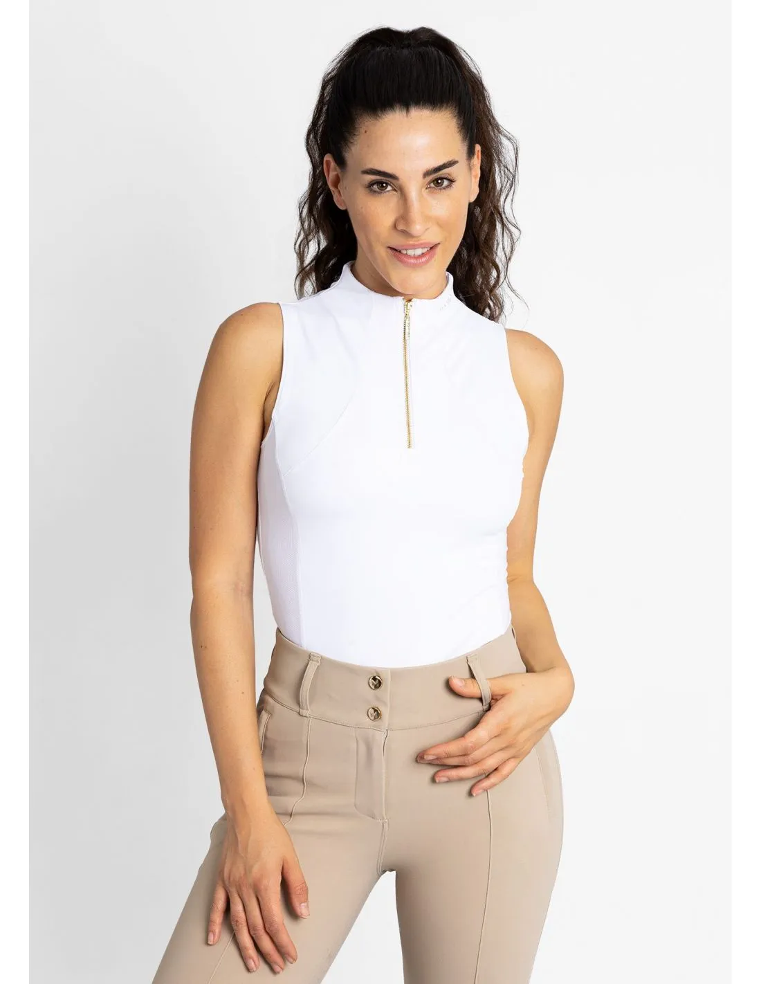 Camiseta sin mangas Base Layer Blanco Maximilian