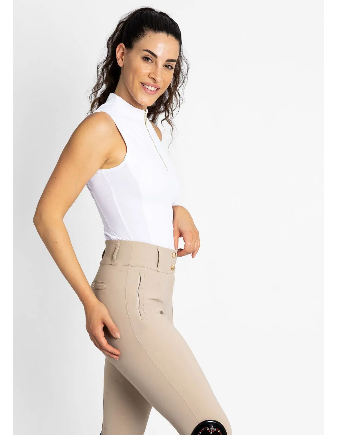 Camiseta sin mangas Base Layer Blanco Maximilian