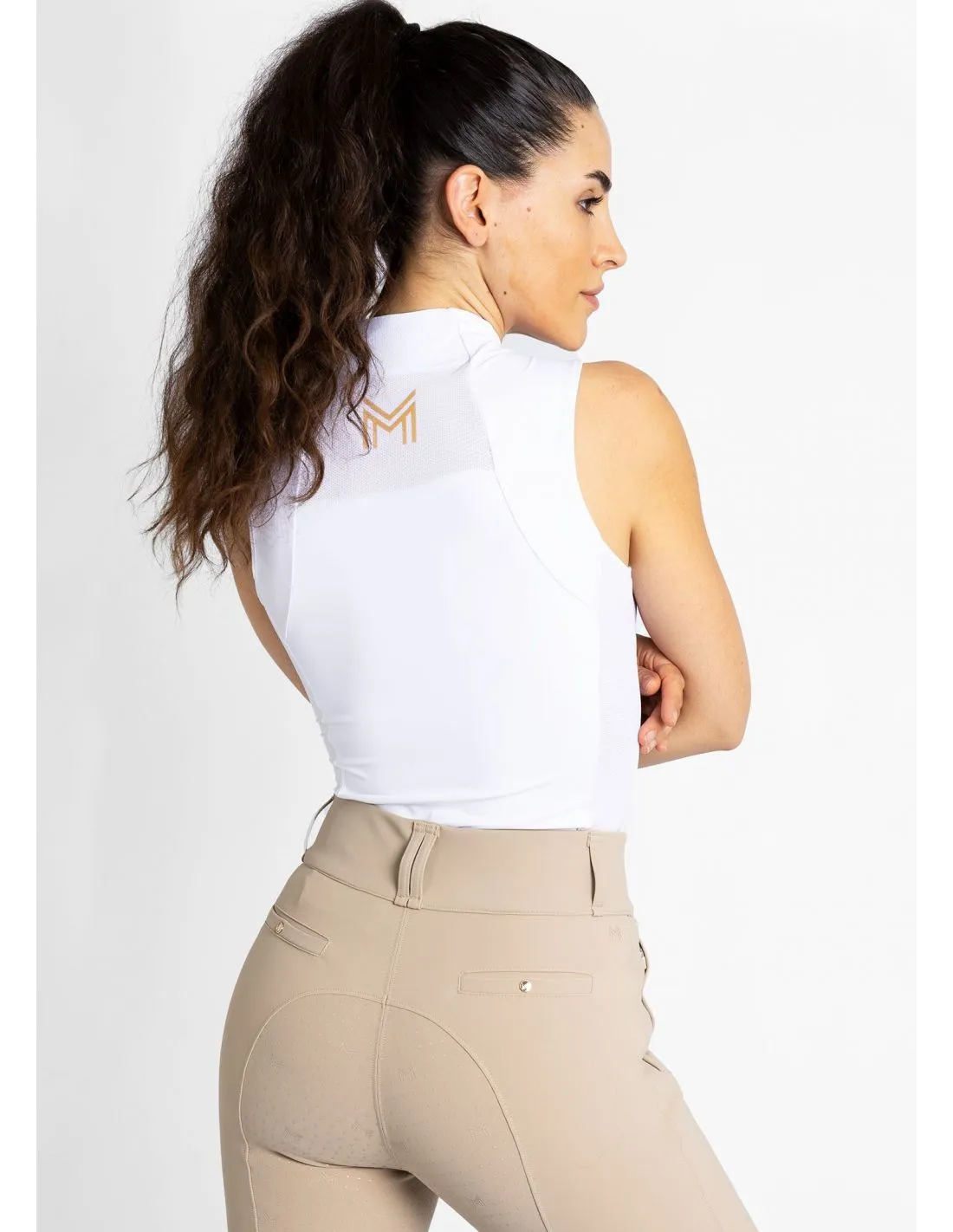 Camiseta sin mangas Base Layer Blanco Maximilian