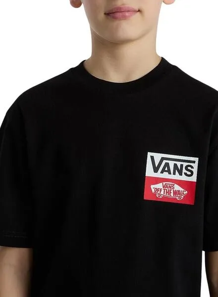 Camiseta Vans OG Logo Blanco Para Niños