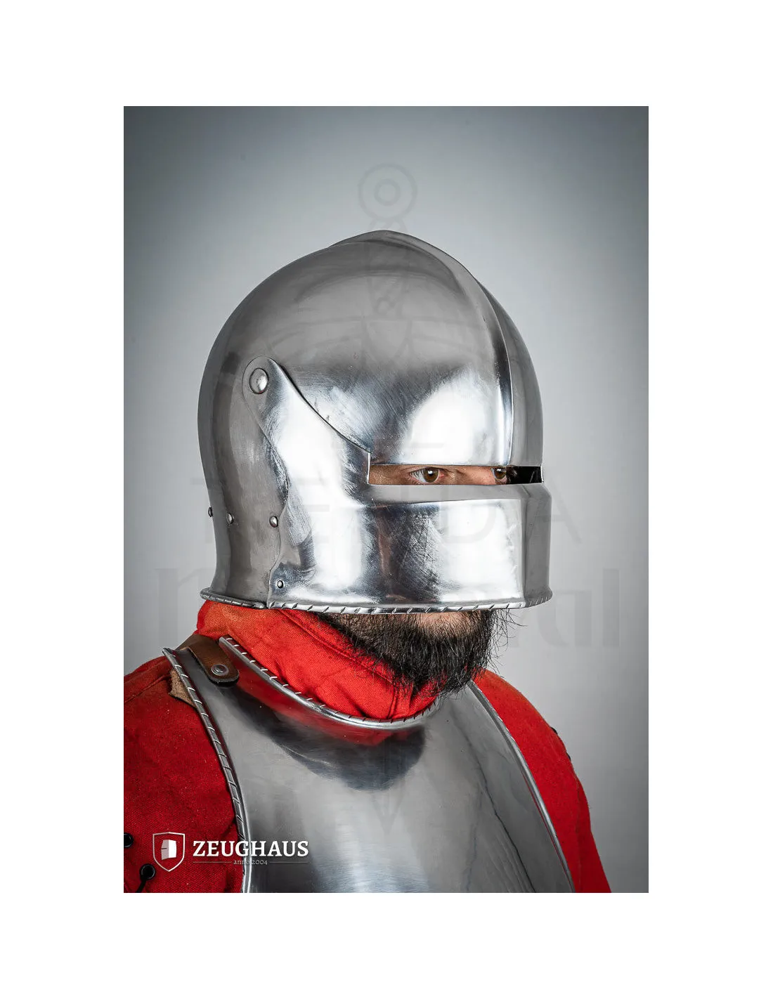 Casco Renacentismo tipo Sallet Suizo, acabado pulido