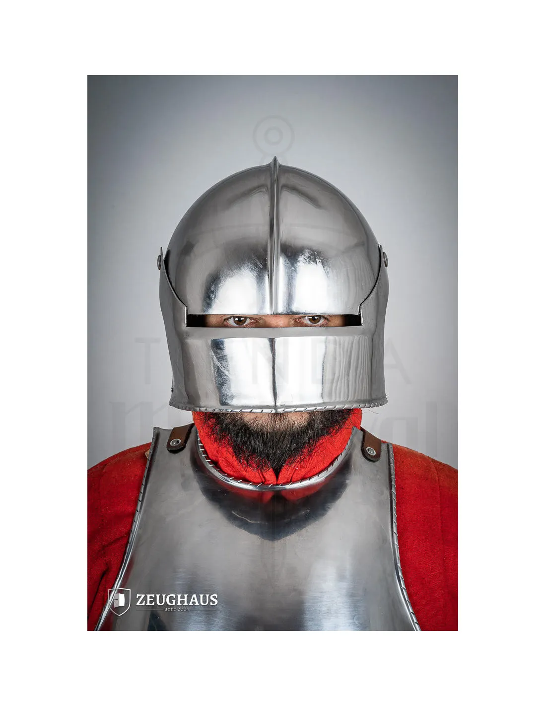 Casco Renacentismo tipo Sallet Suizo, acabado pulido