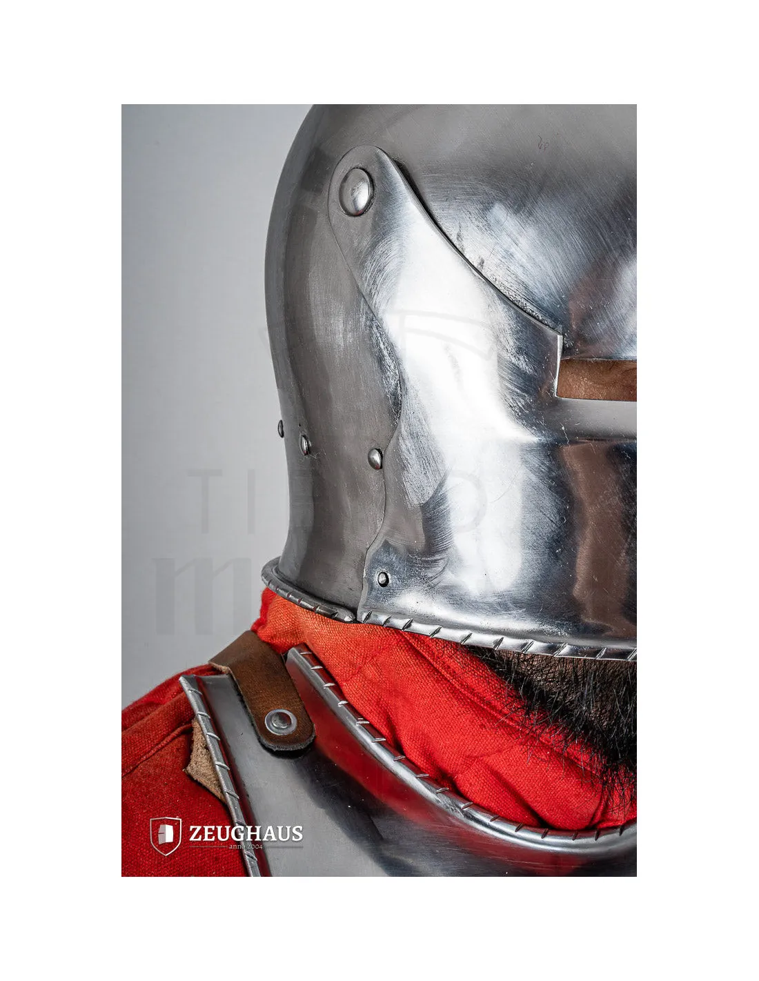 Casco Renacentismo tipo Sallet Suizo, acabado pulido