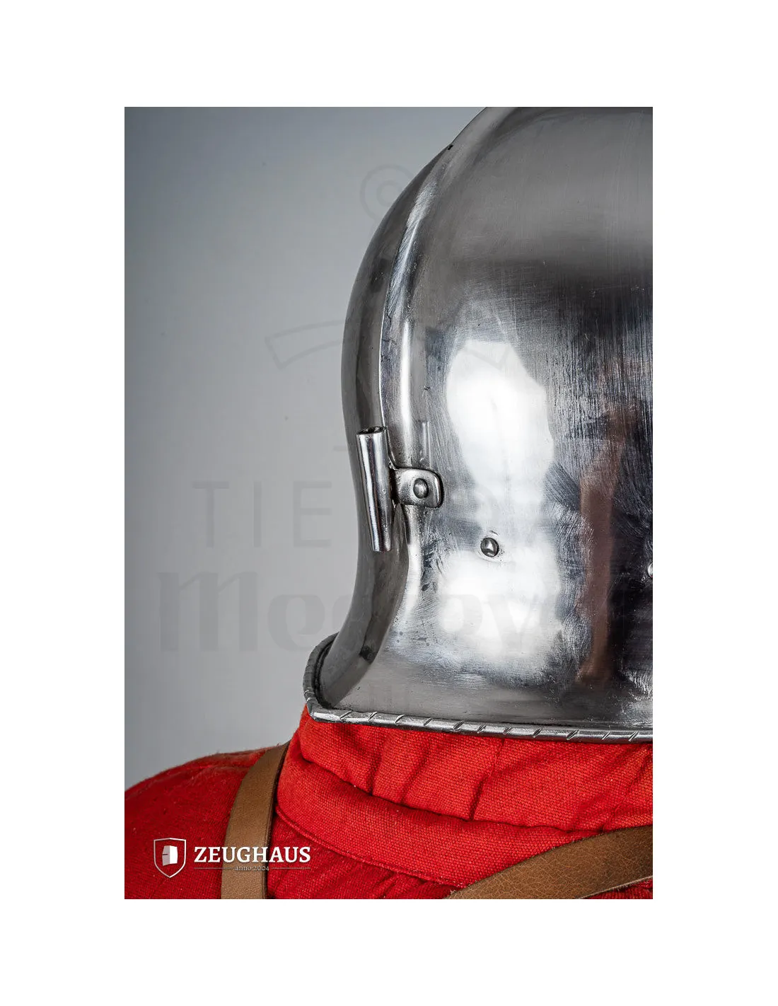 Casco Renacentismo tipo Sallet Suizo, acabado pulido