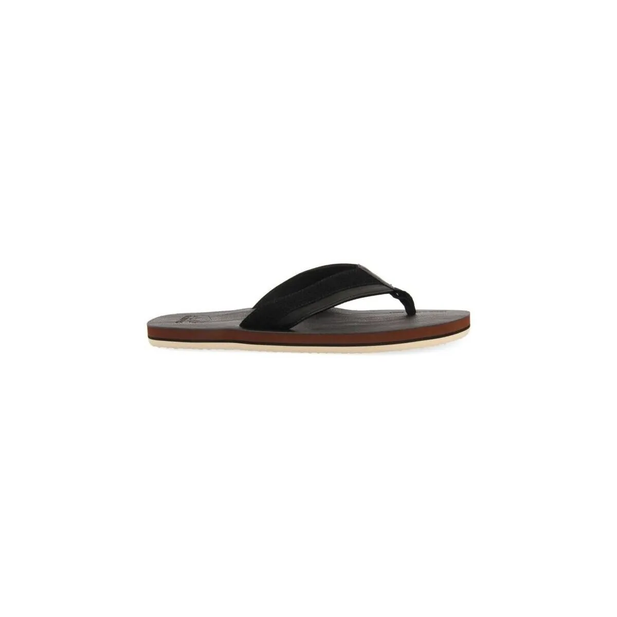 CHANCLAS NEGRAS CON CORTE BICOLOR PARA HOMBRE BRENT
