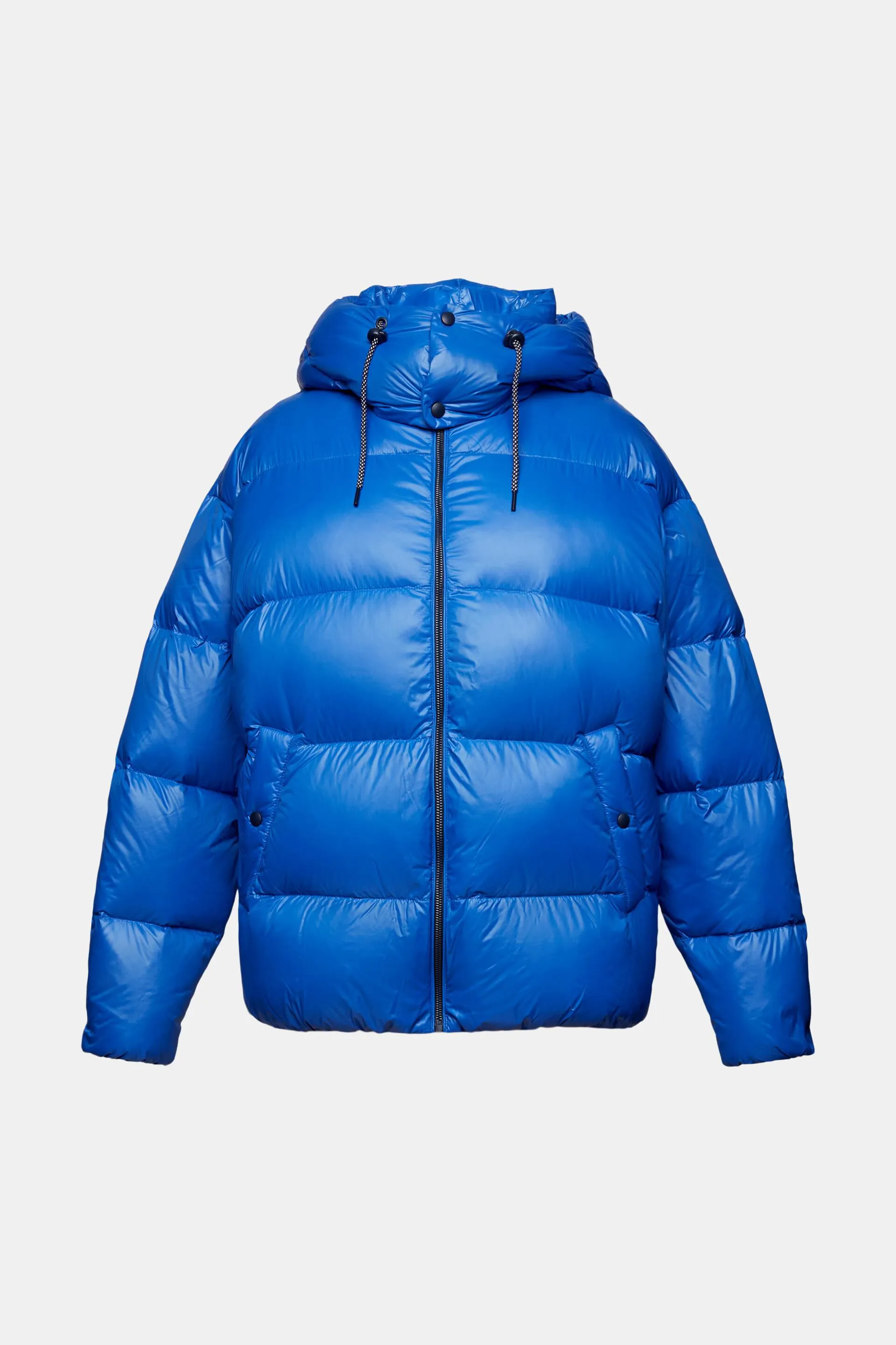 Chaqueta acolchada de plumón con acabado brillante