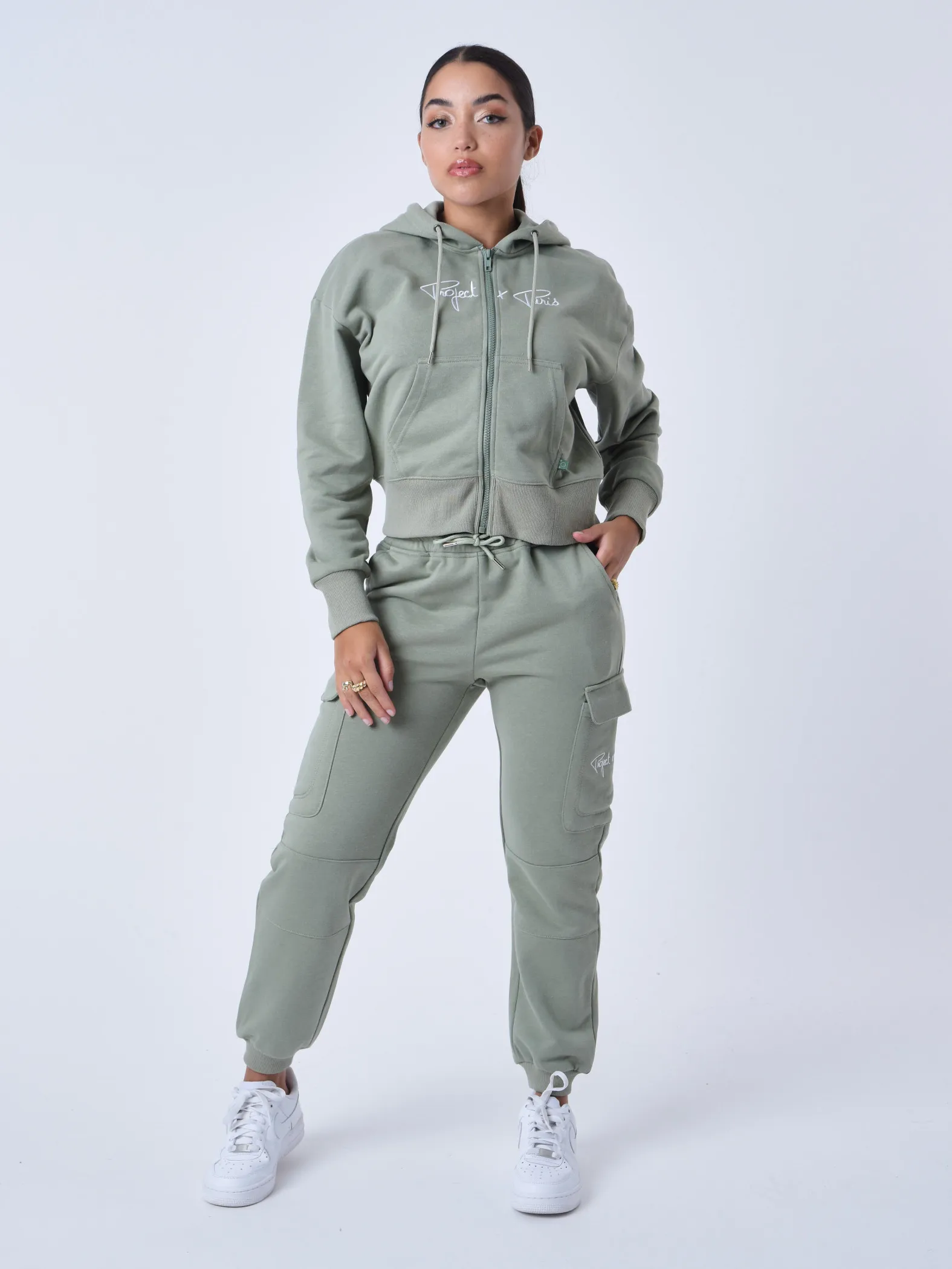 Chaqueta con cremallera Essentials Project X Paris para mujer