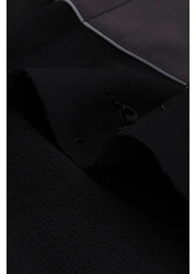 Chaqueta de tejido Softshell Negro