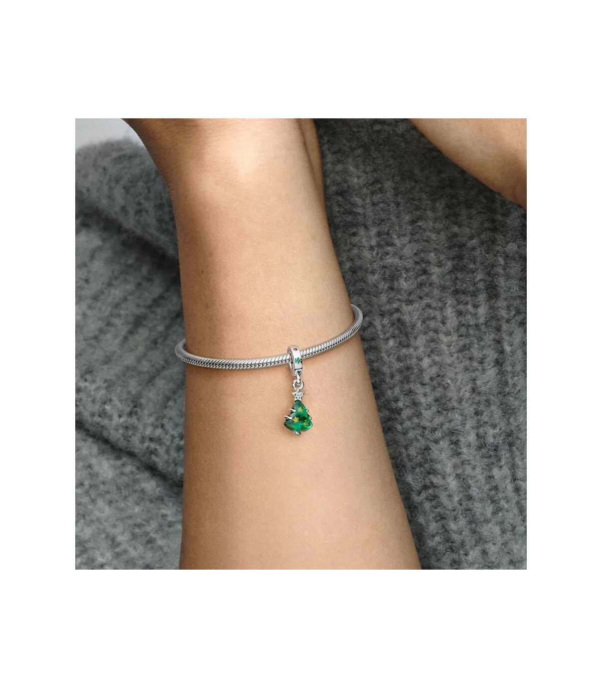 CHARM COLGANTE PANDORA ÁRBOL DE NAVIDAD BRILLANTE  792983C01
