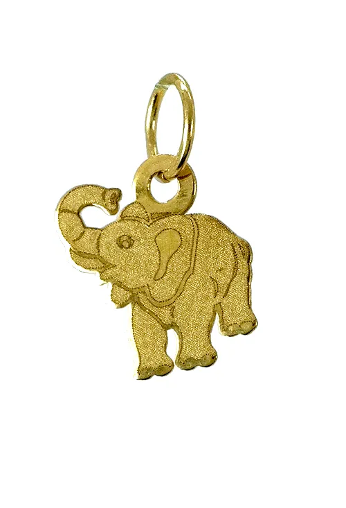Colgante de oro amarillo 18 ktes Elefante. 002_81294CG