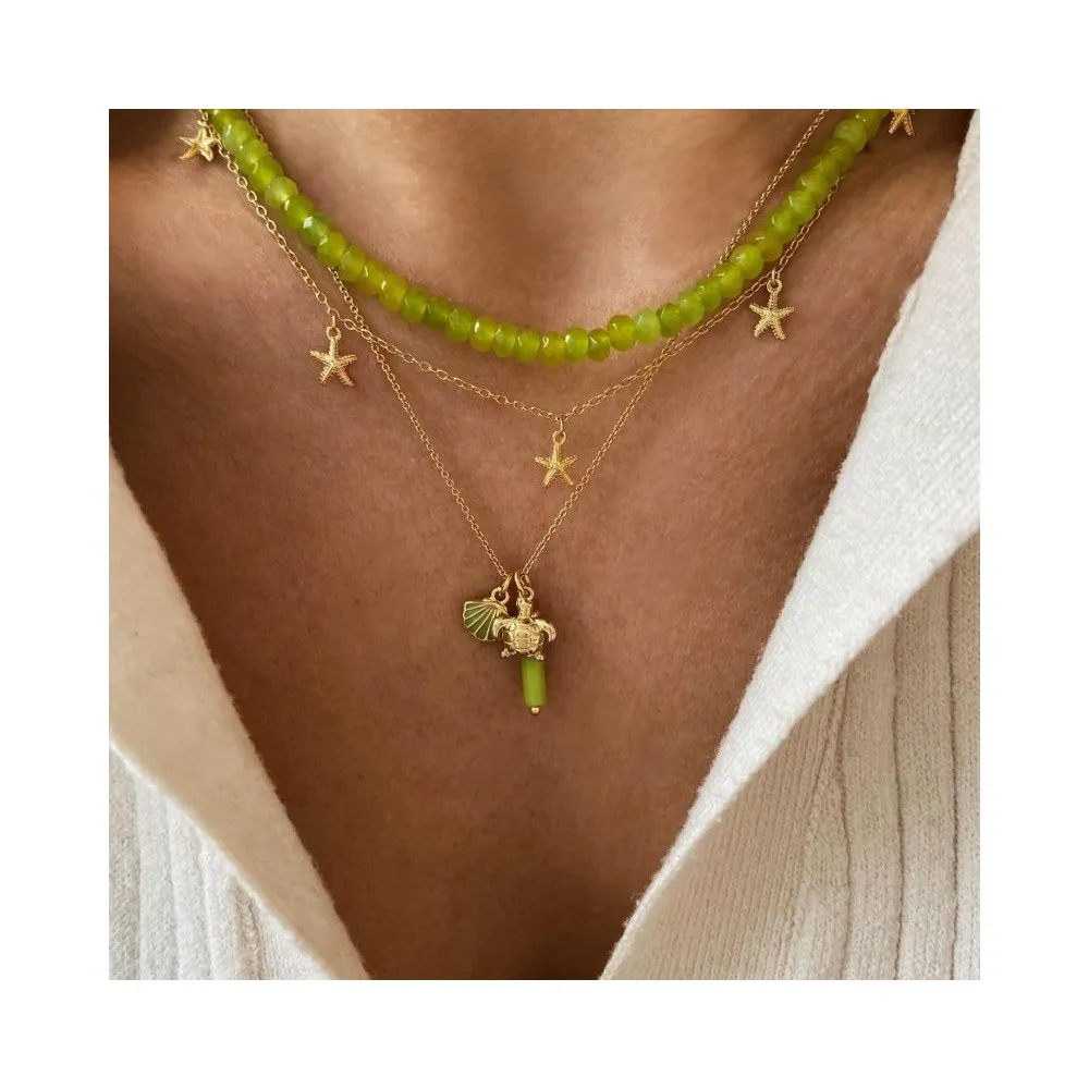 Collar Beach Starfish Oro