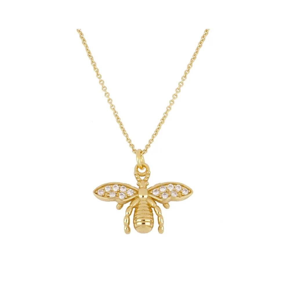 Collar Bee Circonitas Oro